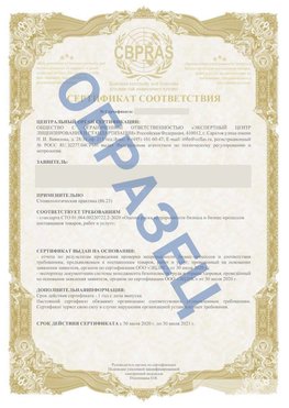 Образец Сертификат СТО 01.064.00220722.2-2020 Казань Сертификат СТО 01.064.00220722.2-2020 