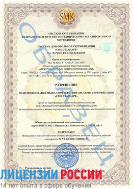Образец разрешение Казань Сертификат ISO 50001
